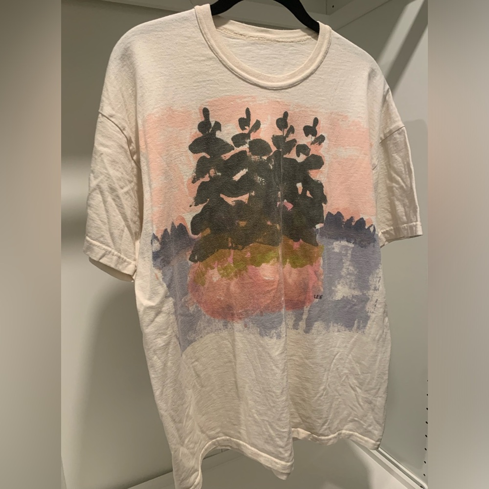 Spruce tree studio hand painted organic tshirt